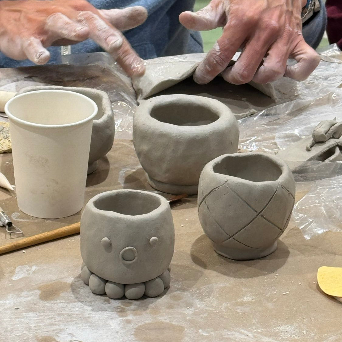 Clay Mug Making Pottery Class — 3/6, 4/3 &amp; 5/1 (Boston MA)