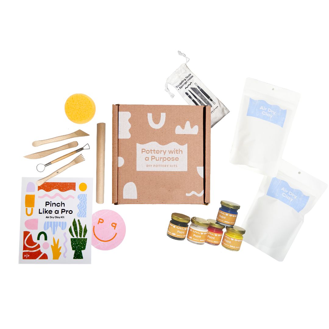 Deluxe Pottery Kit  – Air Dry