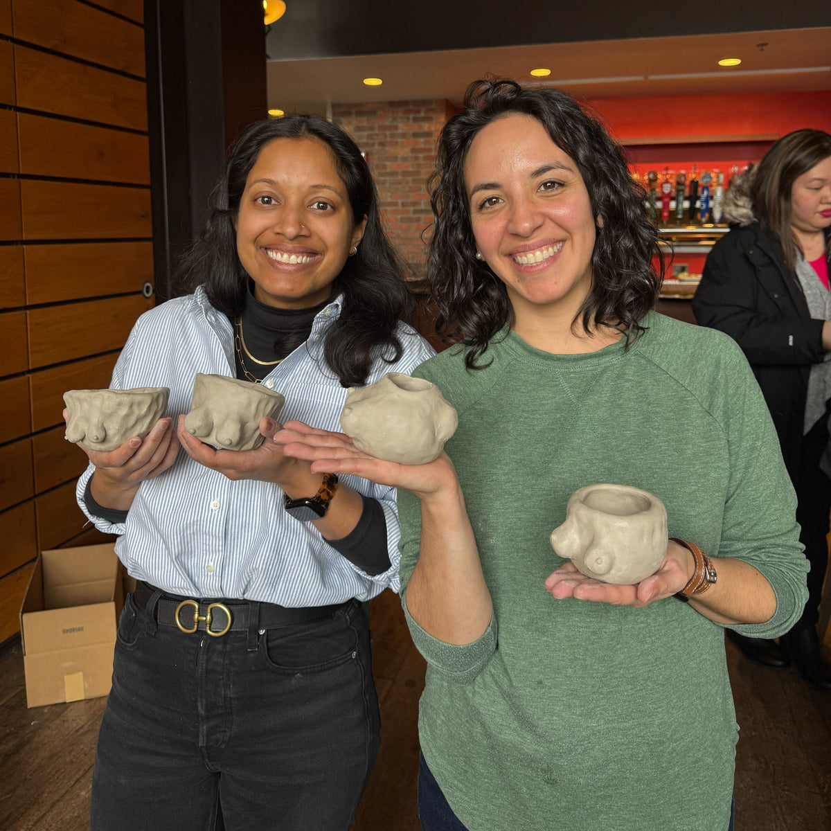 Sip &amp; Sculpt Pottery Class — 4/6 (Boston MA)