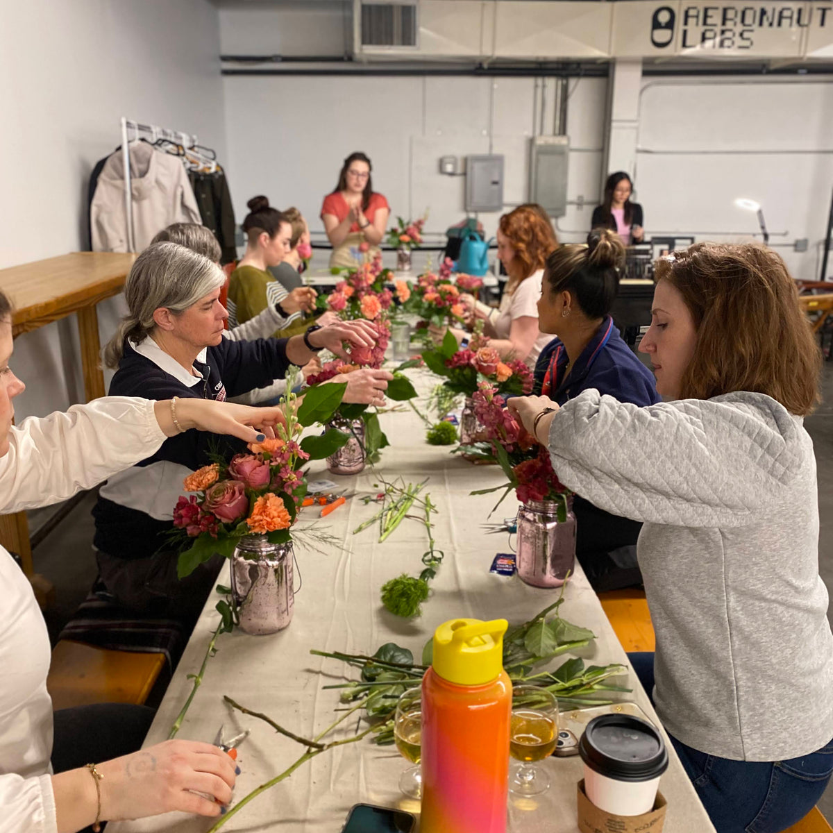 Vase Making + Floral Arranging Workshop — 4/12 &amp; 5/10 (Boston MA)