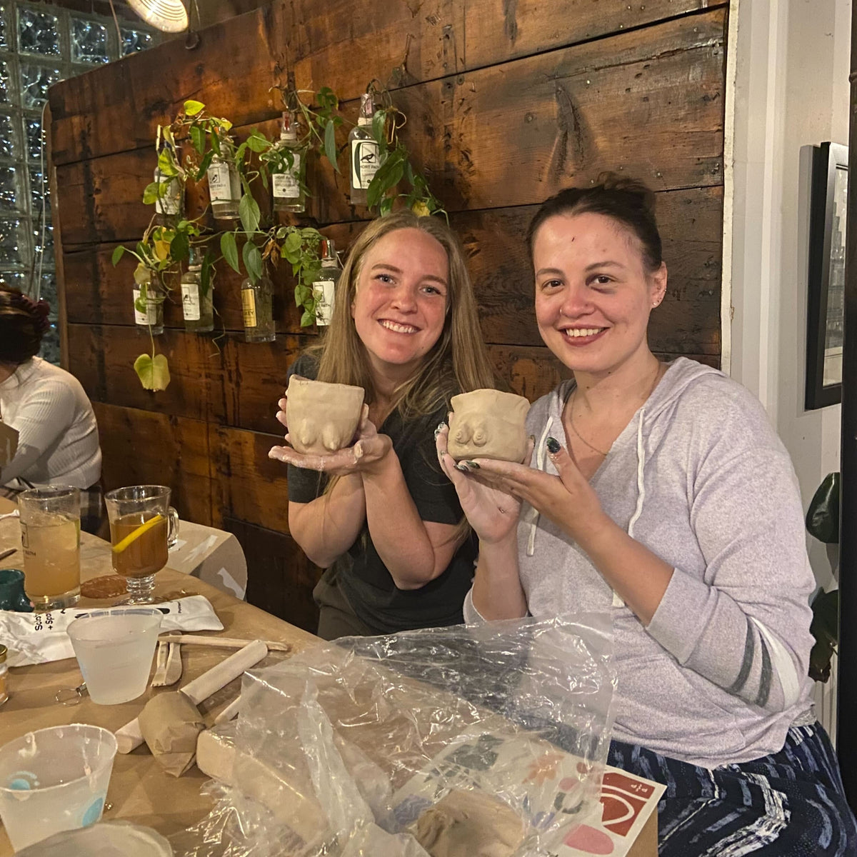 Sip &amp; Sculpt Pottery Class — 3/21 &amp; 6/12 (Quincy MA)