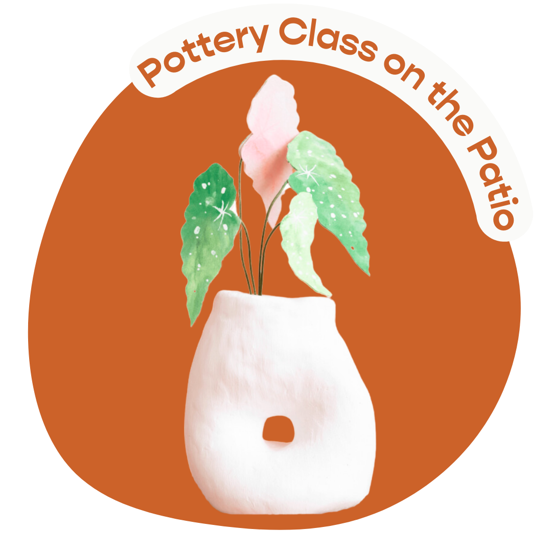 Make Your Own Planter on the Patio Pottery Class — 8/31 (Louisville KY)