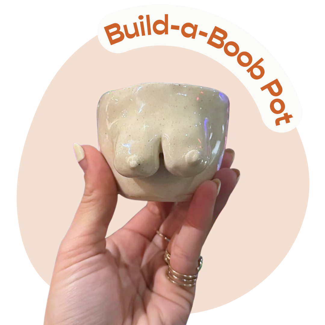 Build-a-Boob Pot Pottery Class — 8/14 &amp; 9/18 (Brooklyn NY)