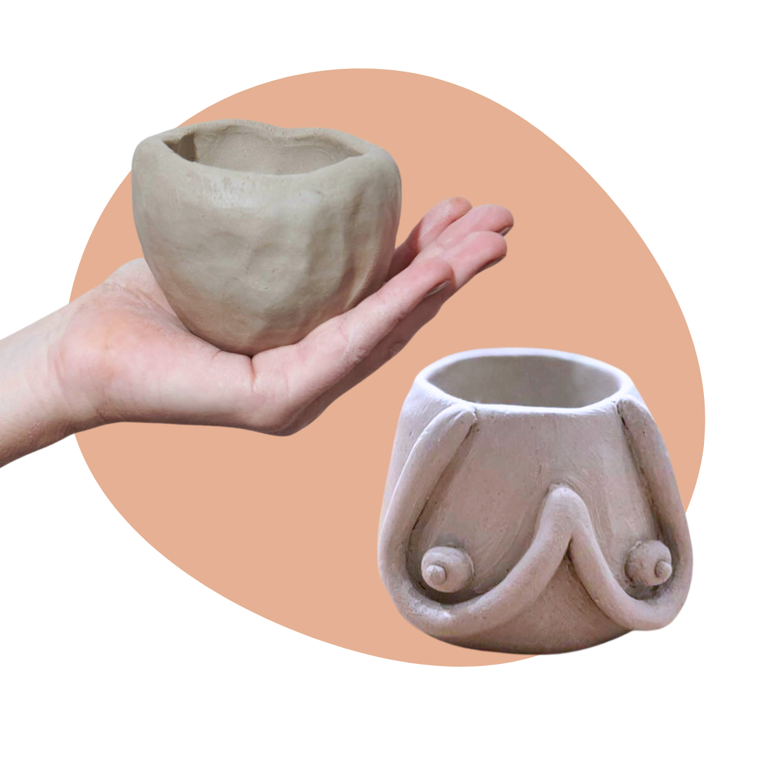 Build-a-Boob Pot Pottery Class on the Patio — 8/30 (Boston MA)