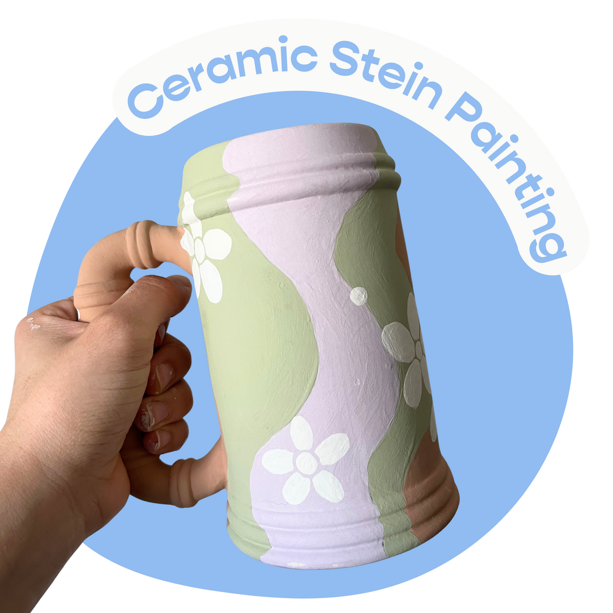 Ceramic Stein Painting Class — 11/15 (Boston MA)