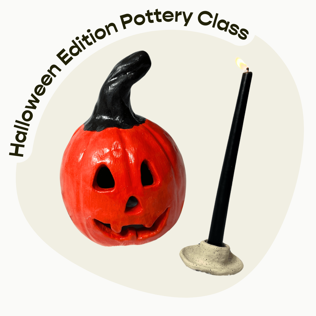 Halloween Edition Pottery Class — 10/22 (Medford	MA)