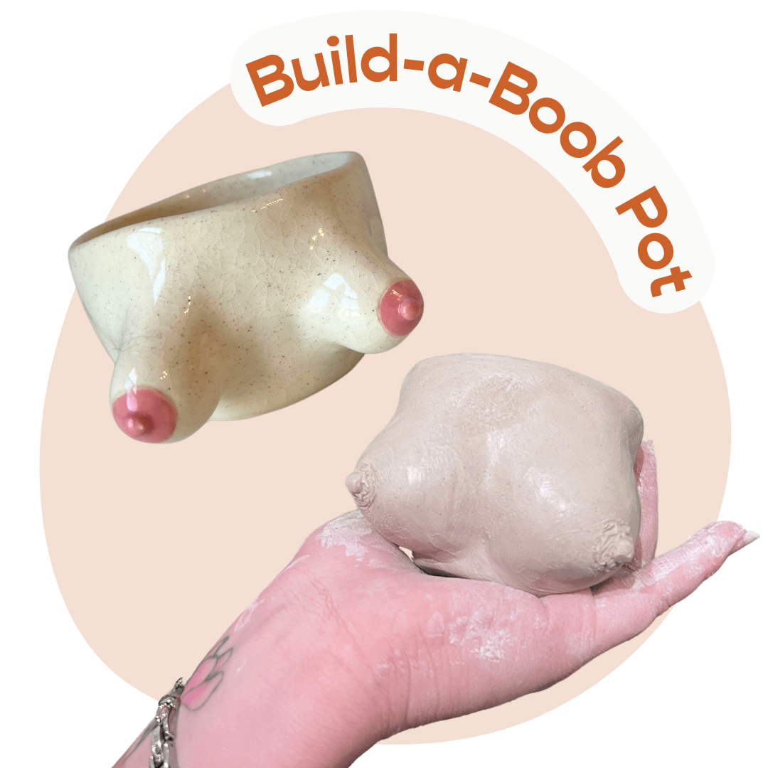 PWAP X In Good Company: Build-a-Boob Pot Pottery Class — 7/9 (Short Path, Everett MA)