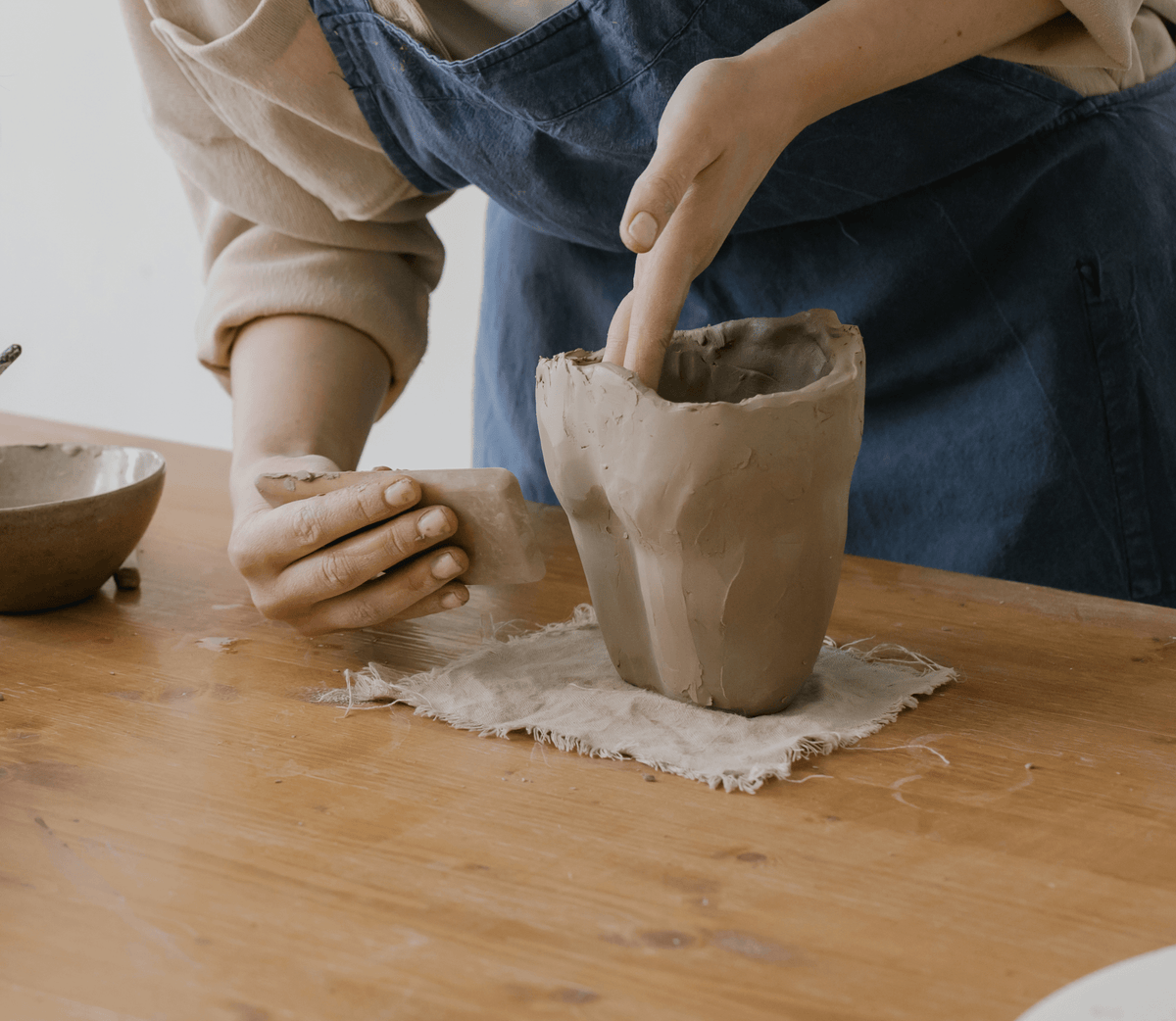 Make Your Own Planter on the Patio Pottery Class — 7/17 (Brighton MA)