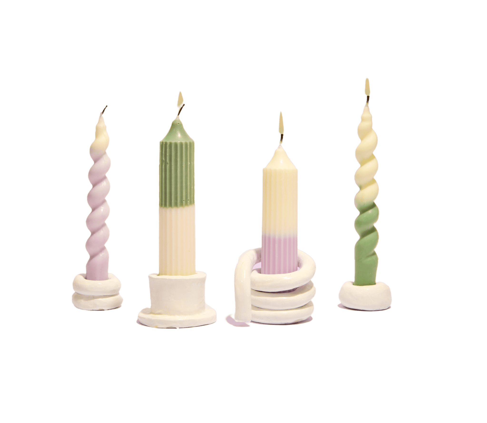Candle + Clay Pottery Kit – Air Dry